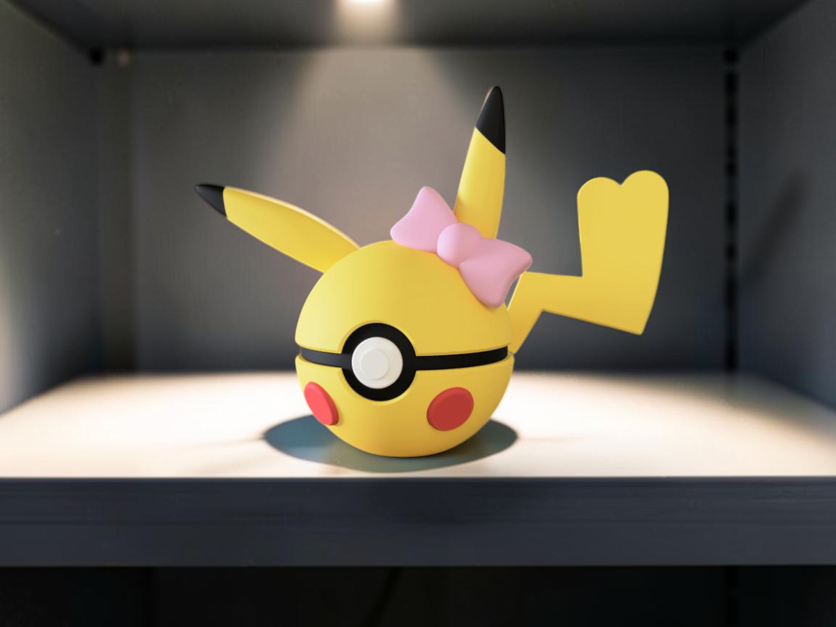 Pikachu (Female) #0025 Display Ball