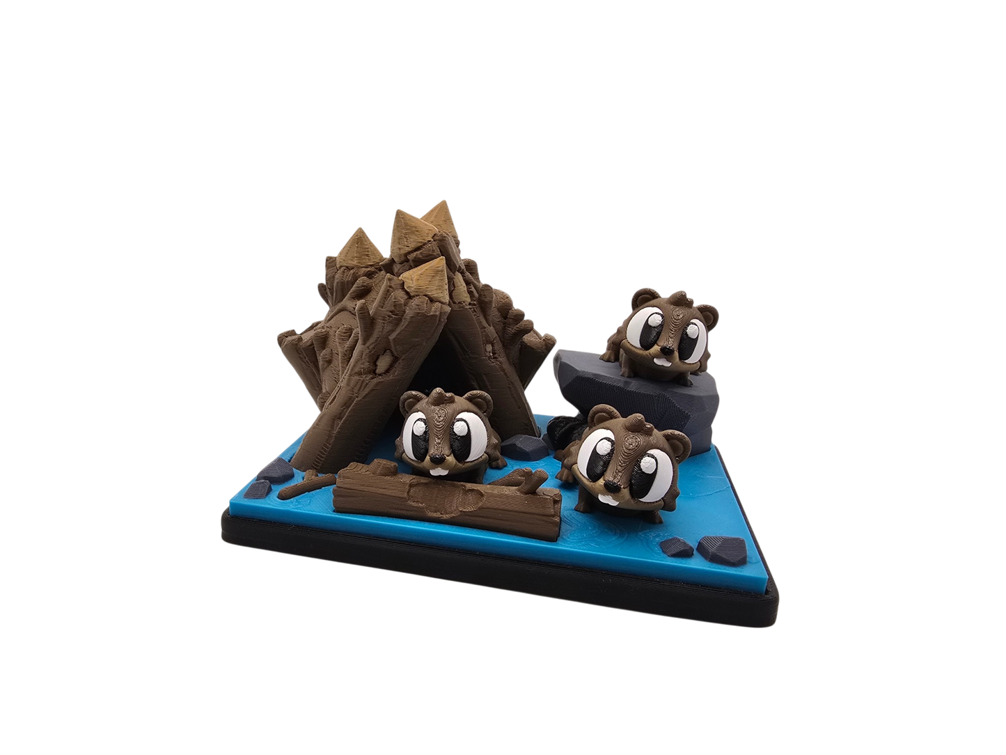Beaver Diorama Set