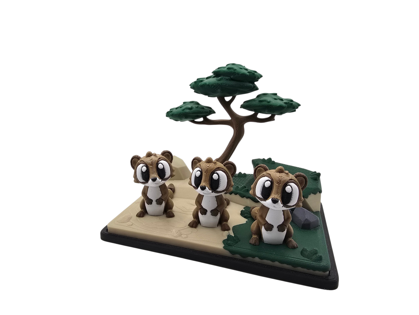 Merkats Diorama Set