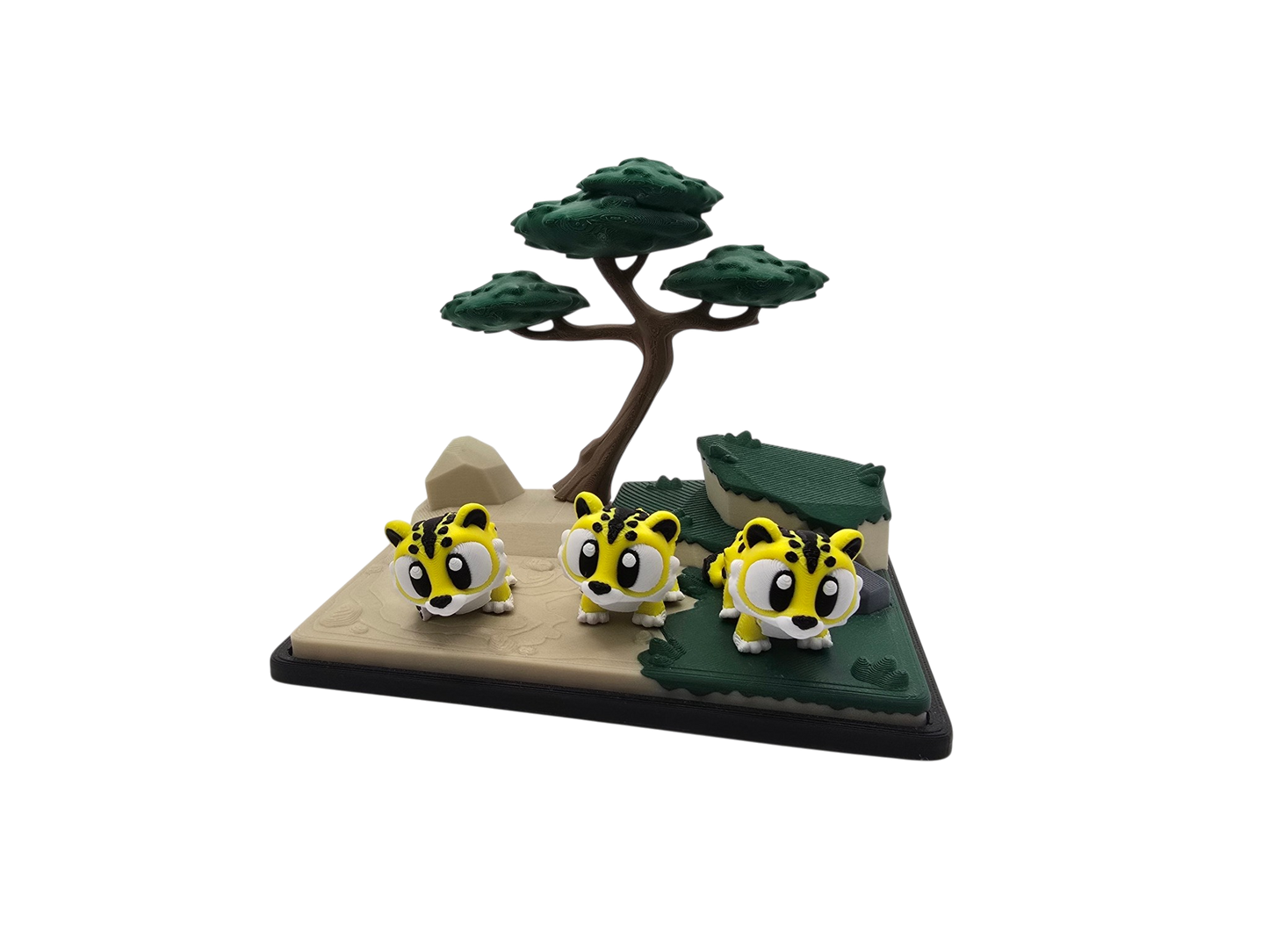 Tiger Diorama Set