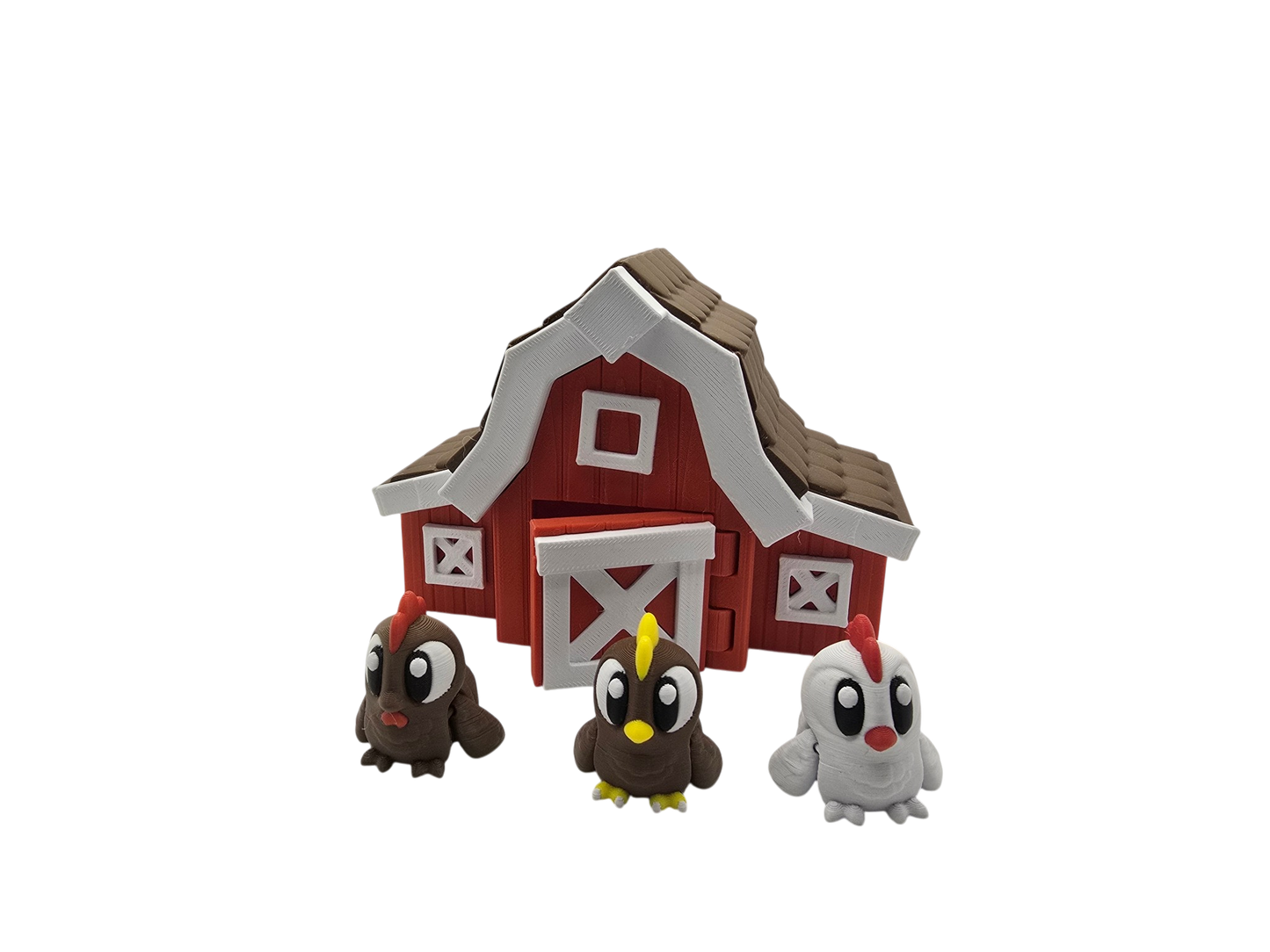 Chicken Coop Diorama Set