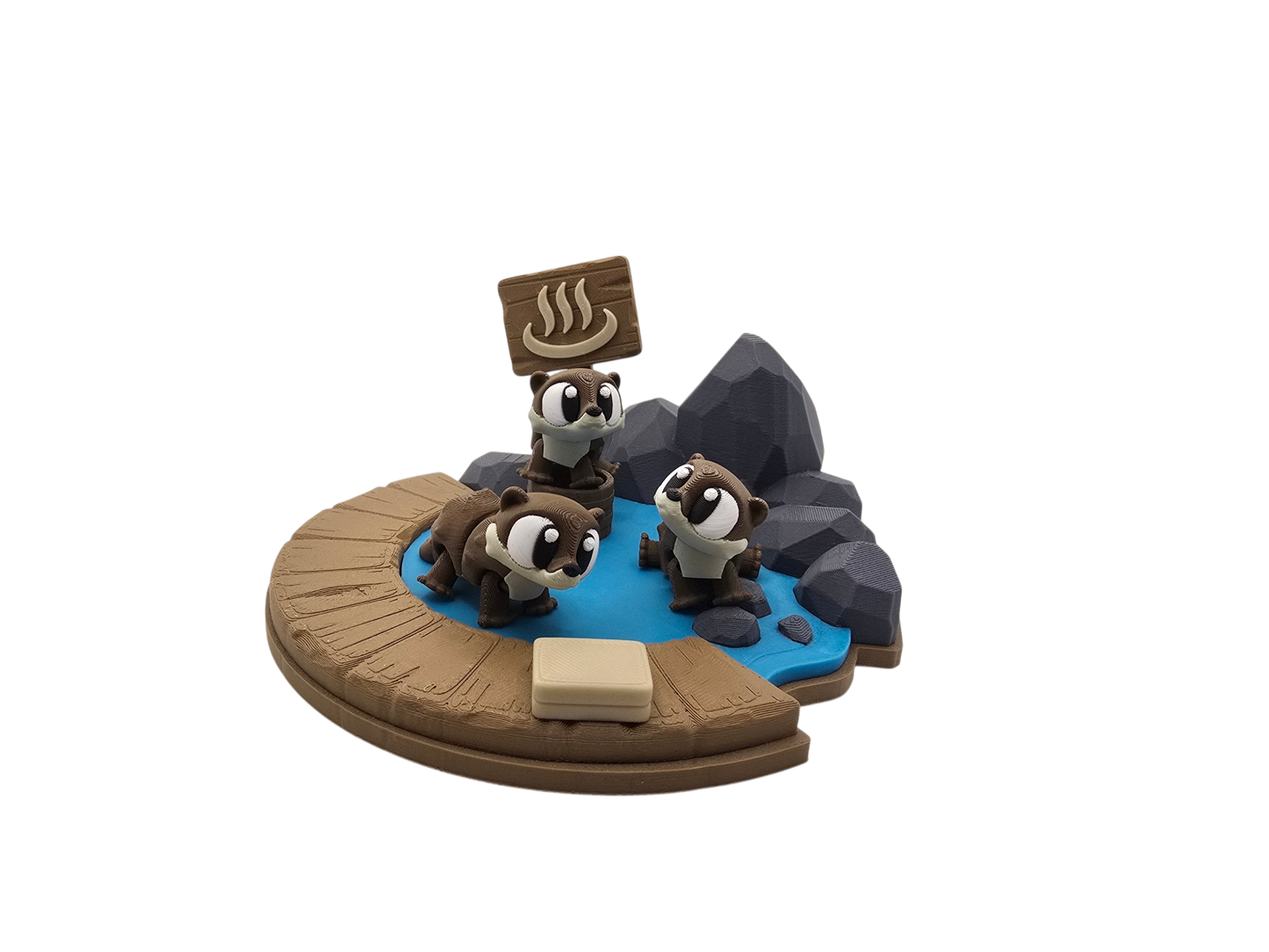 Otter Oasis Diorama Set