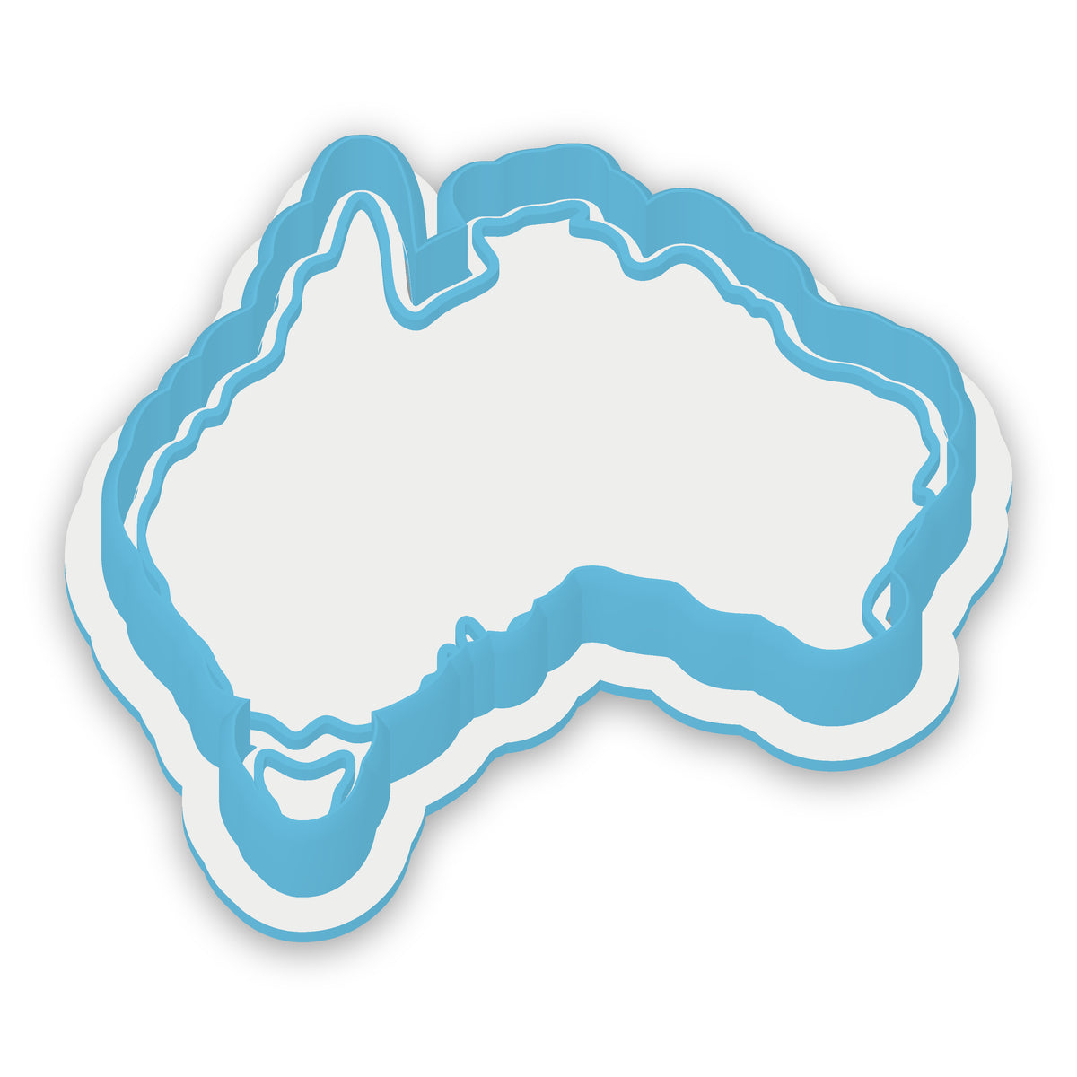 Australia Outline cookie cutter and stamp set - image 4