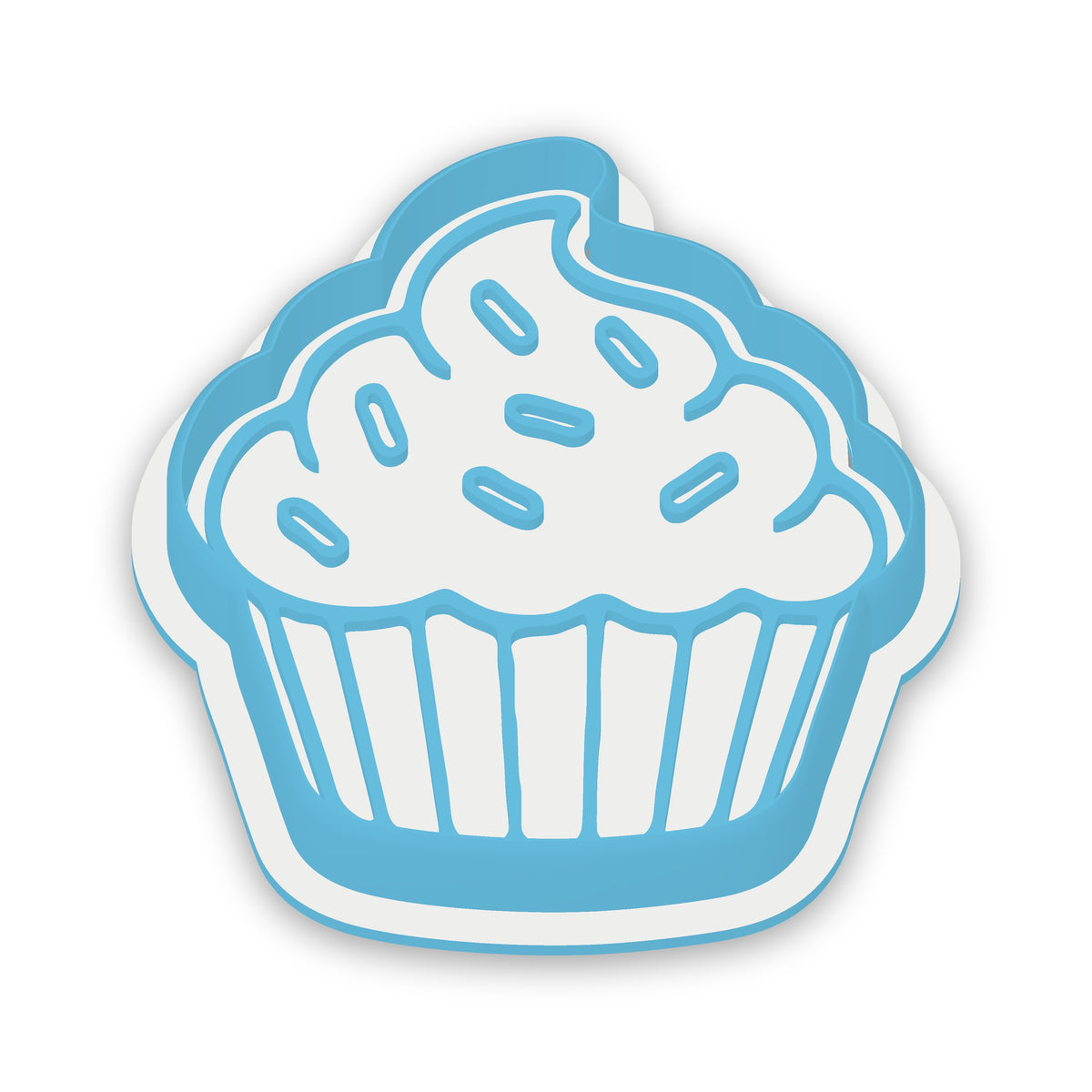 Cupcake assembled cutter and embosser