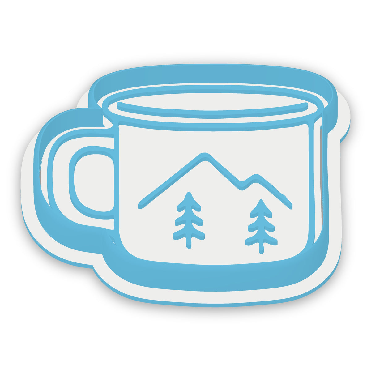 Enamel Mug assembled cutter and embosser