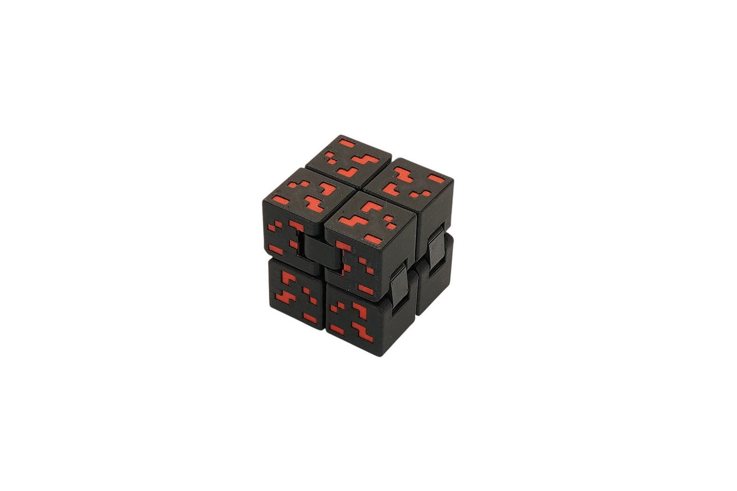 Fidget Infinity Cube Red Stone Block