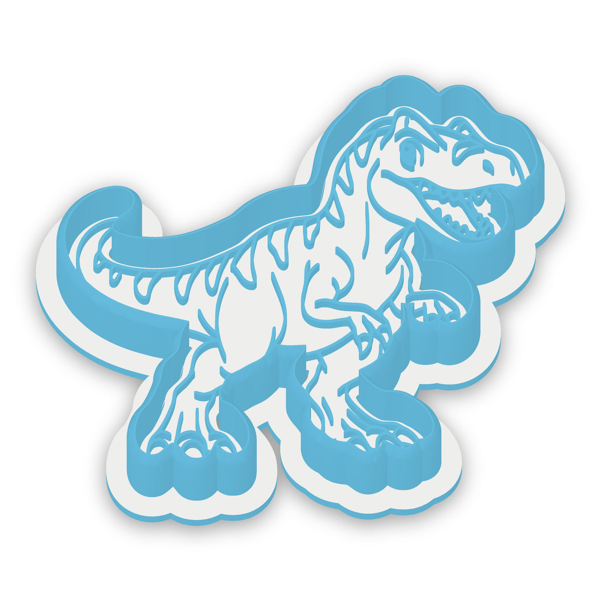 Allosaurus assembled cutter and embosser