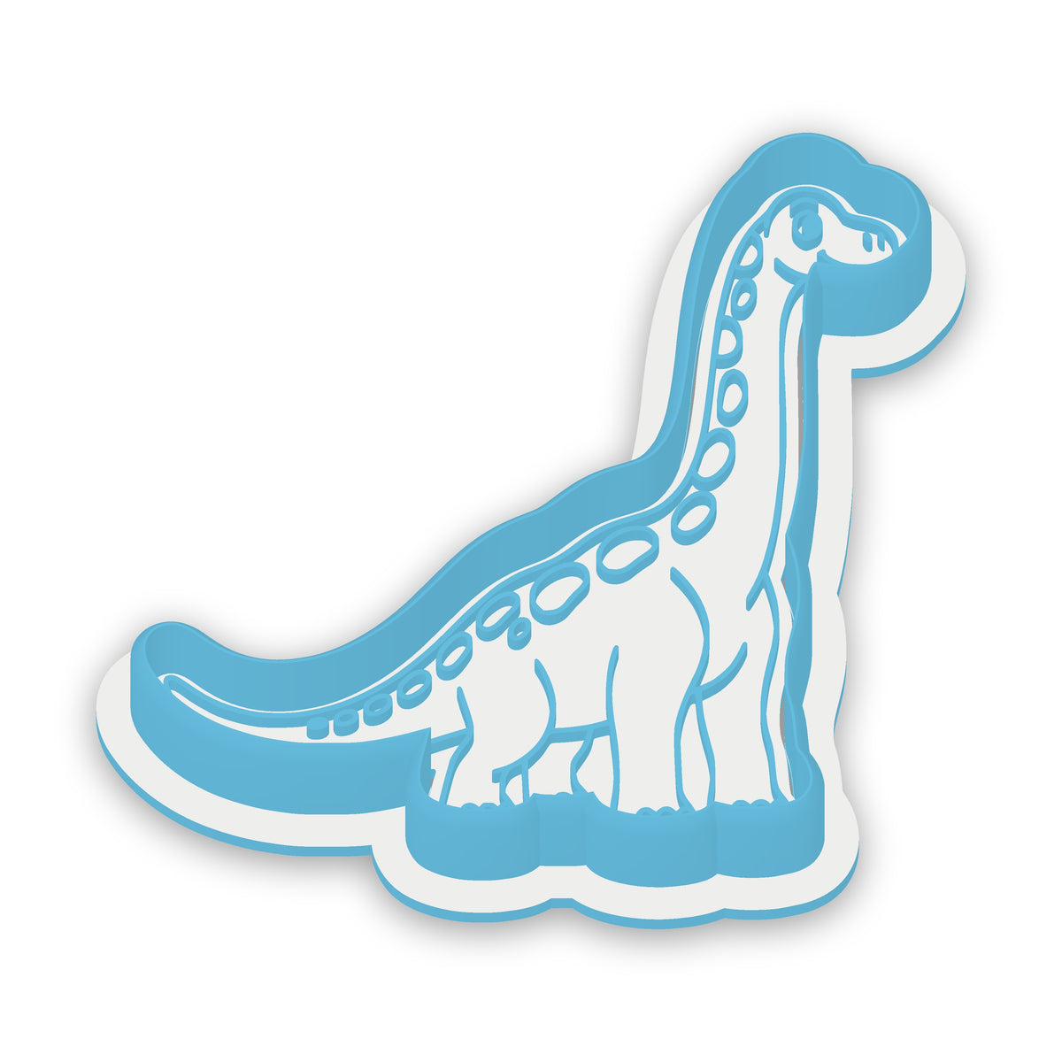 Brachiosaurus assembled cutter and embosser