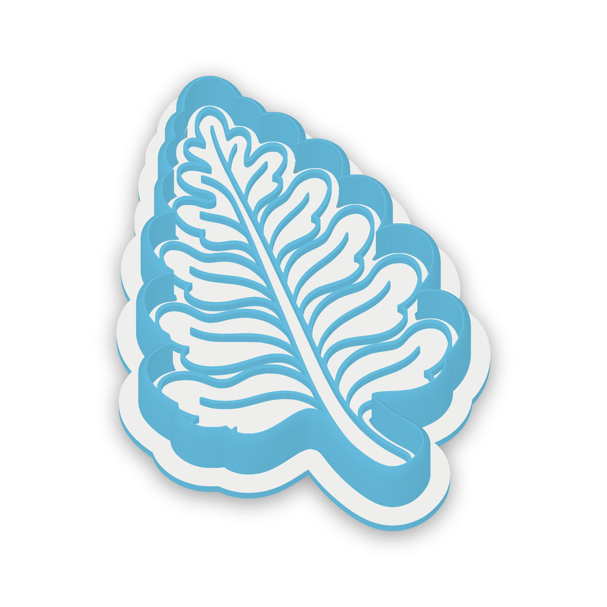Prehistoric Fern assembled cutter and embosser