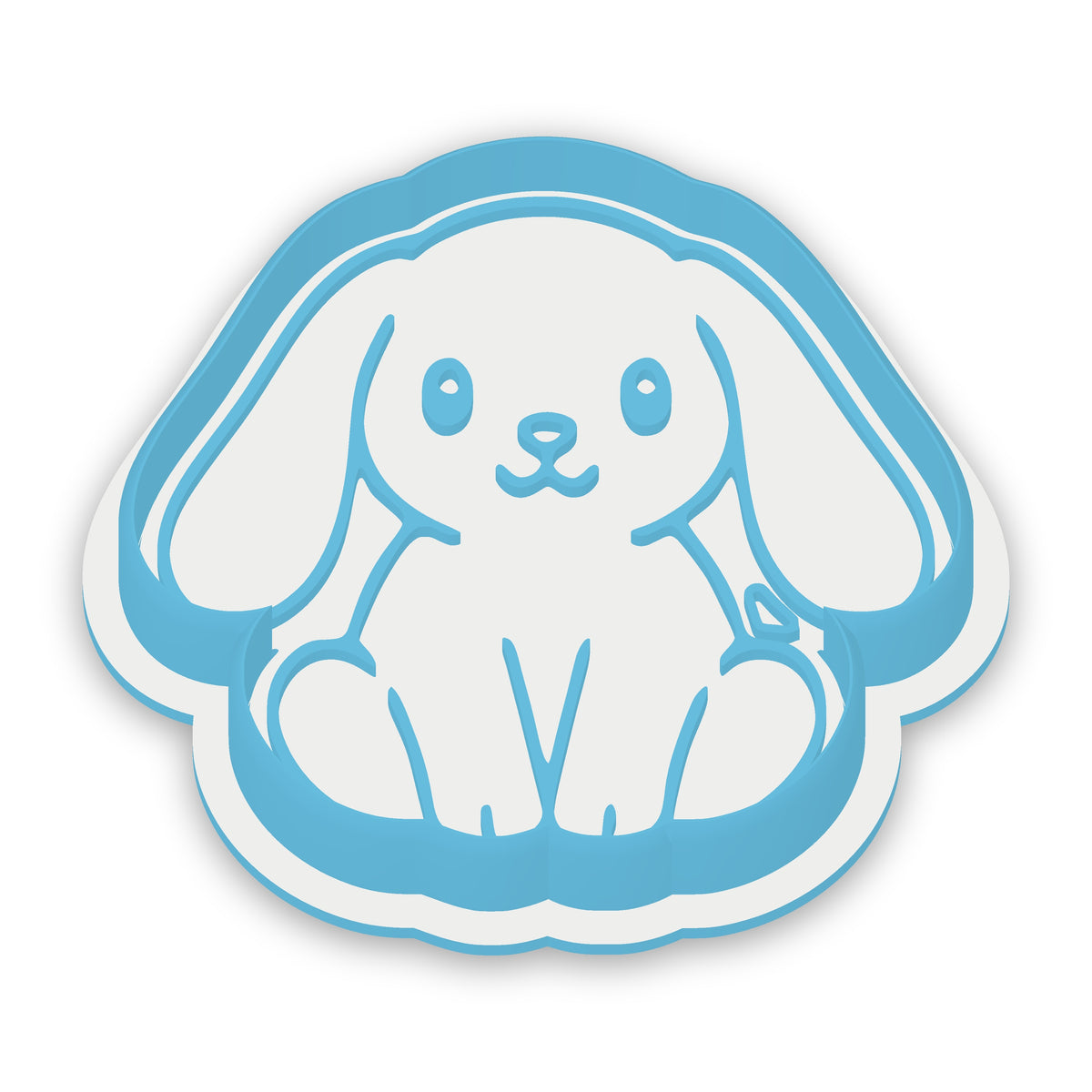 Floppy Eared Bunny assembled cutter and embosser