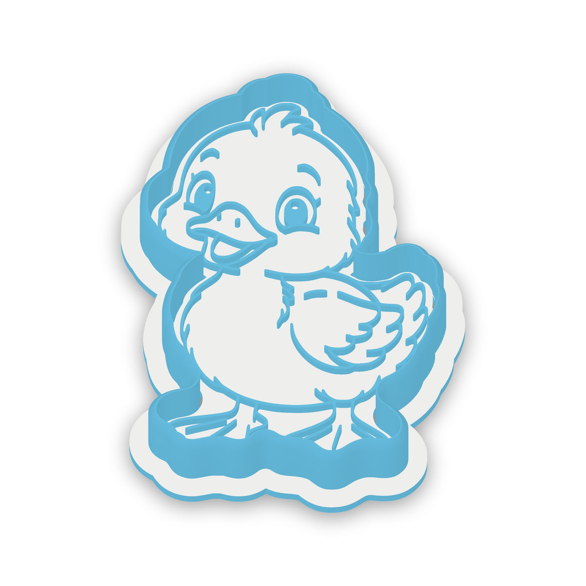 Duckling assembled cutter and embosser