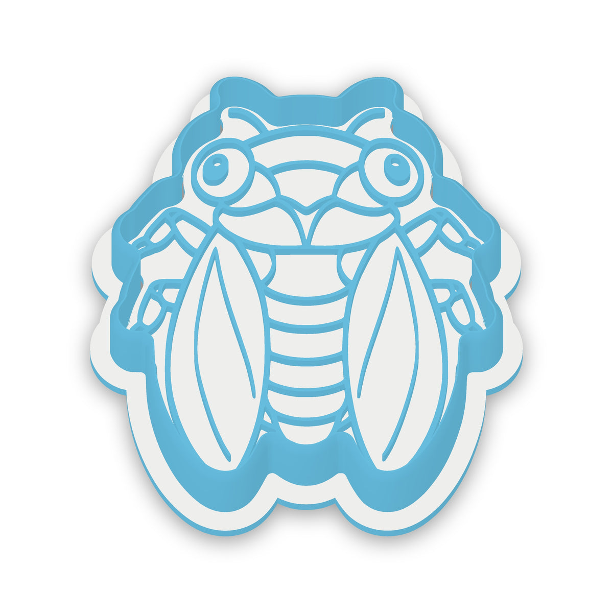 Cicada assembled cutter and embosser