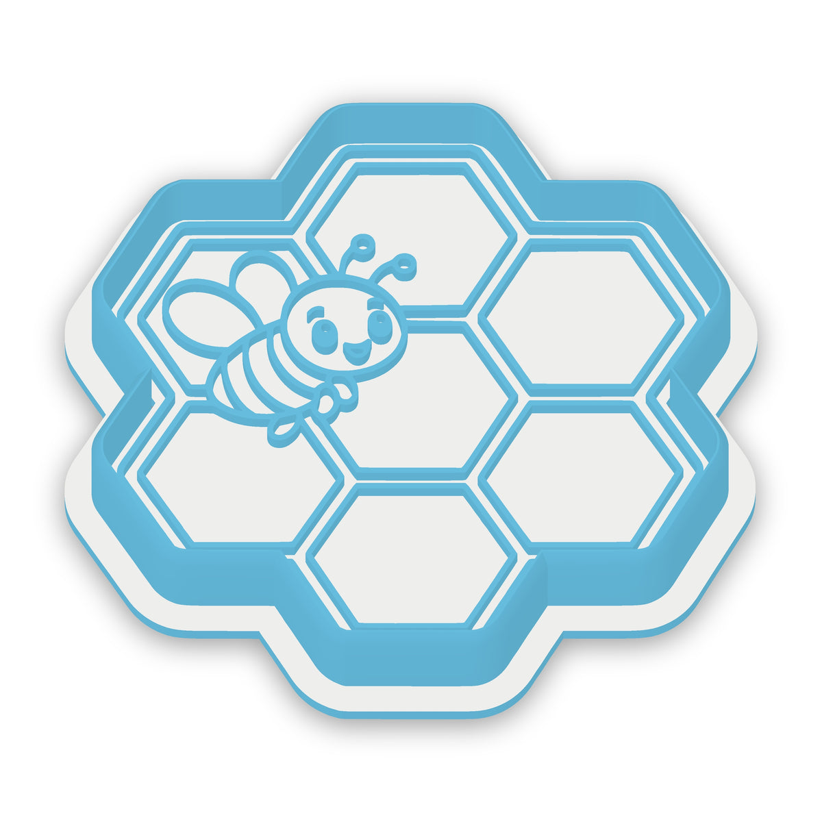 Honeycomb assembled cutter and embosser