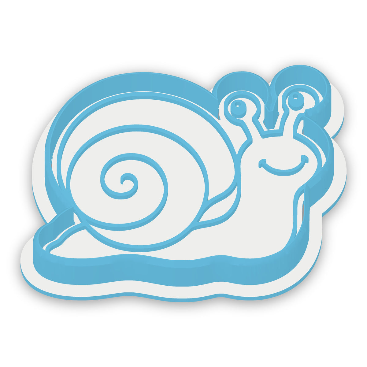 Snail assembled cutter and embosser