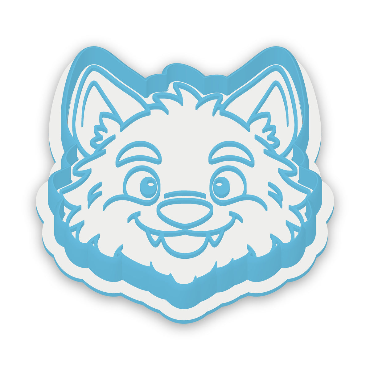 Werewolf Face assembled cutter and embosser