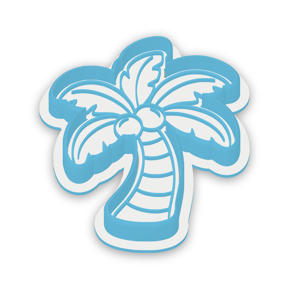 Palm Tree assembled cutter and embosser