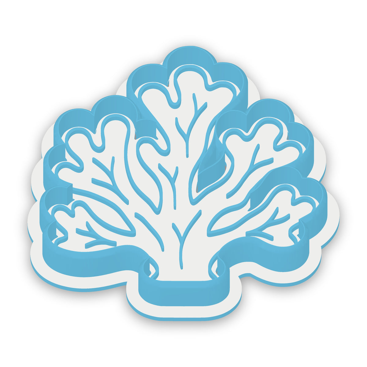 Coral assembled cutter and embosser
