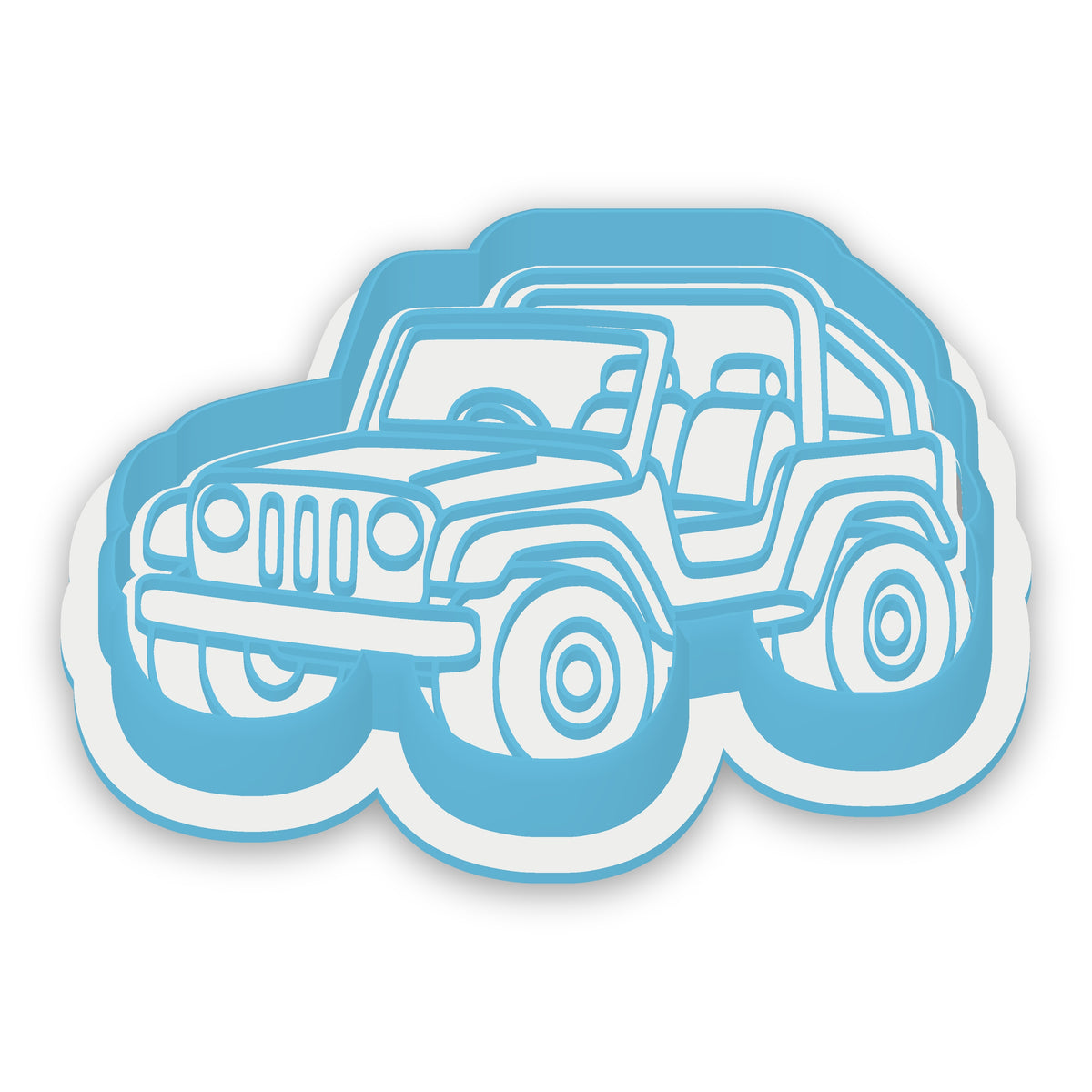 Safari Jeep assembled cutter and embosser