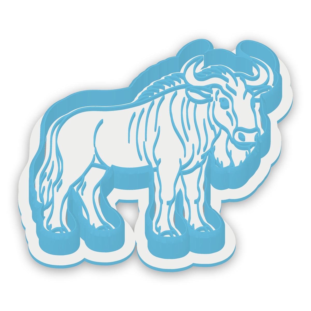Wildebeest assembled cutter and embosser