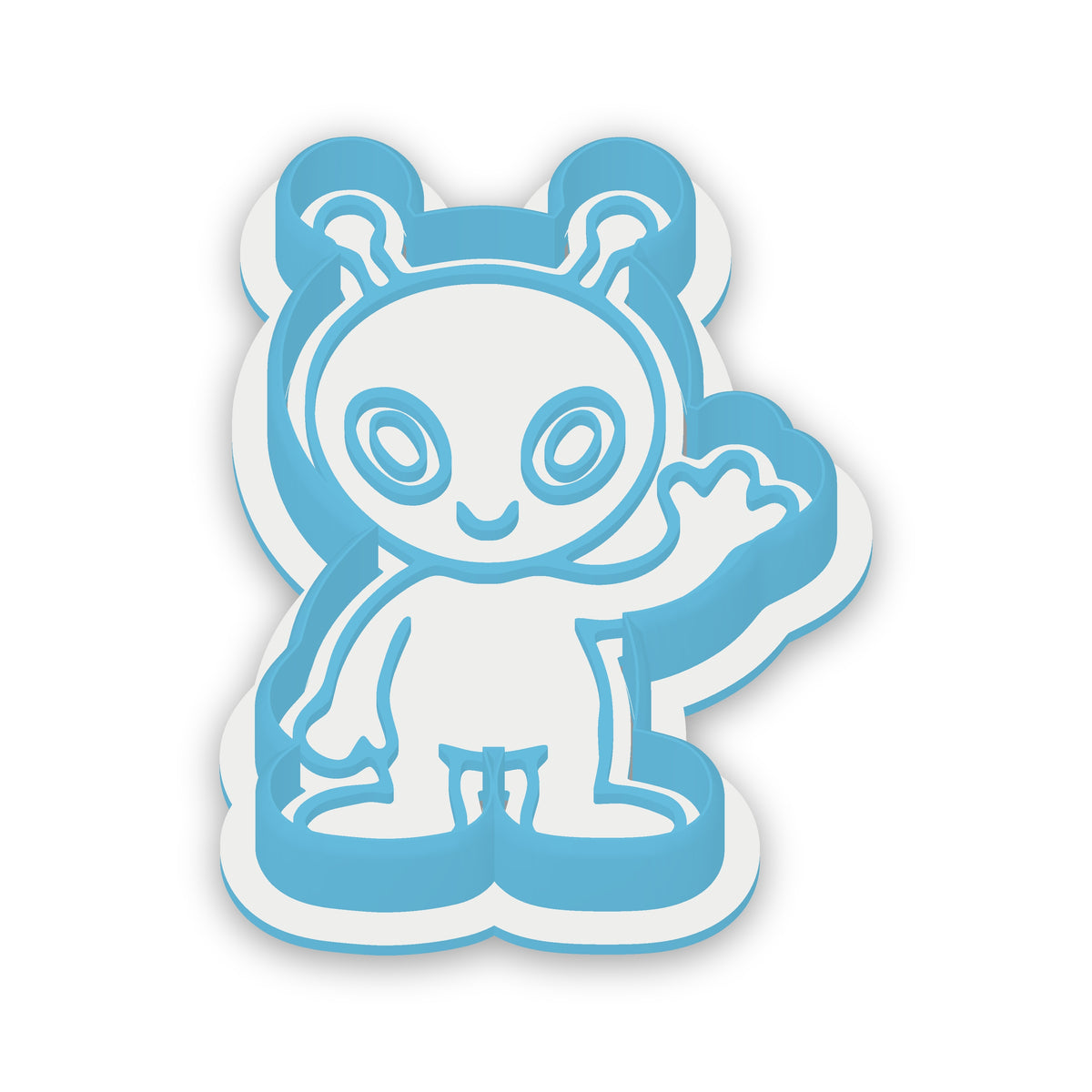 Friendly Alien assembled cutter and embosser