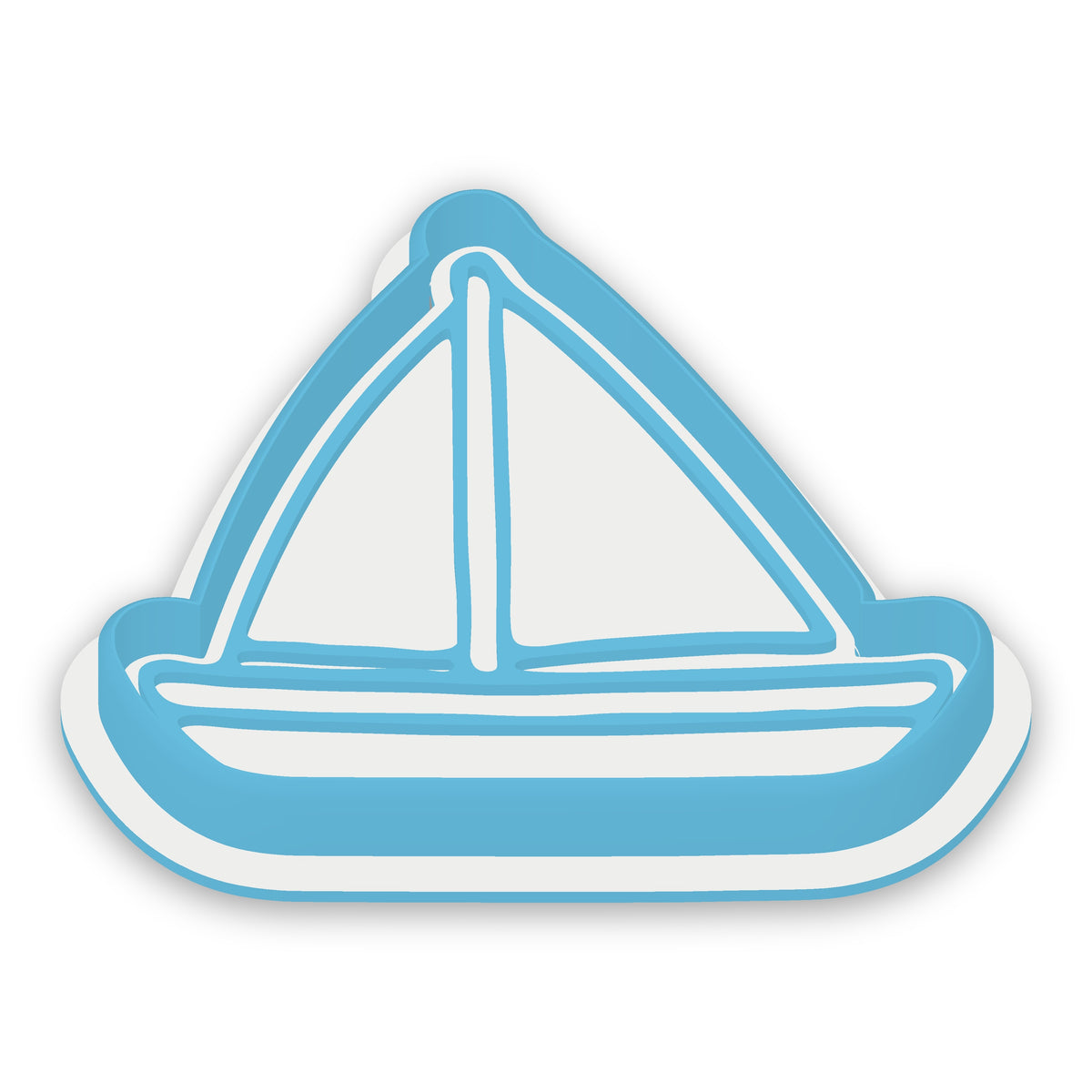 Sailboat assembled cutter and embosser