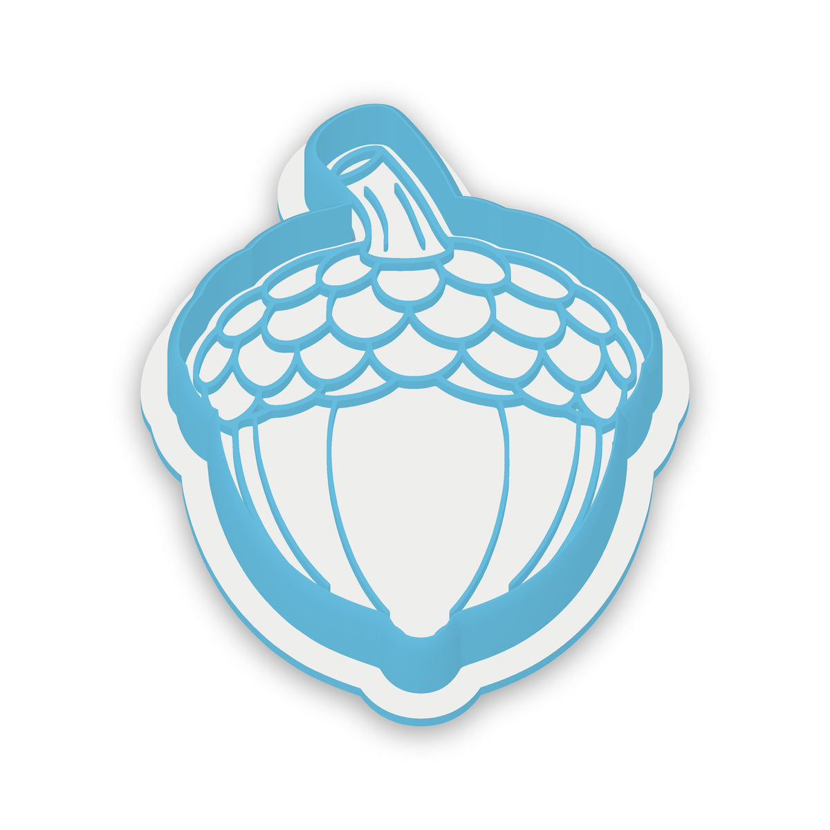 Acorn assembled cutter and embosser