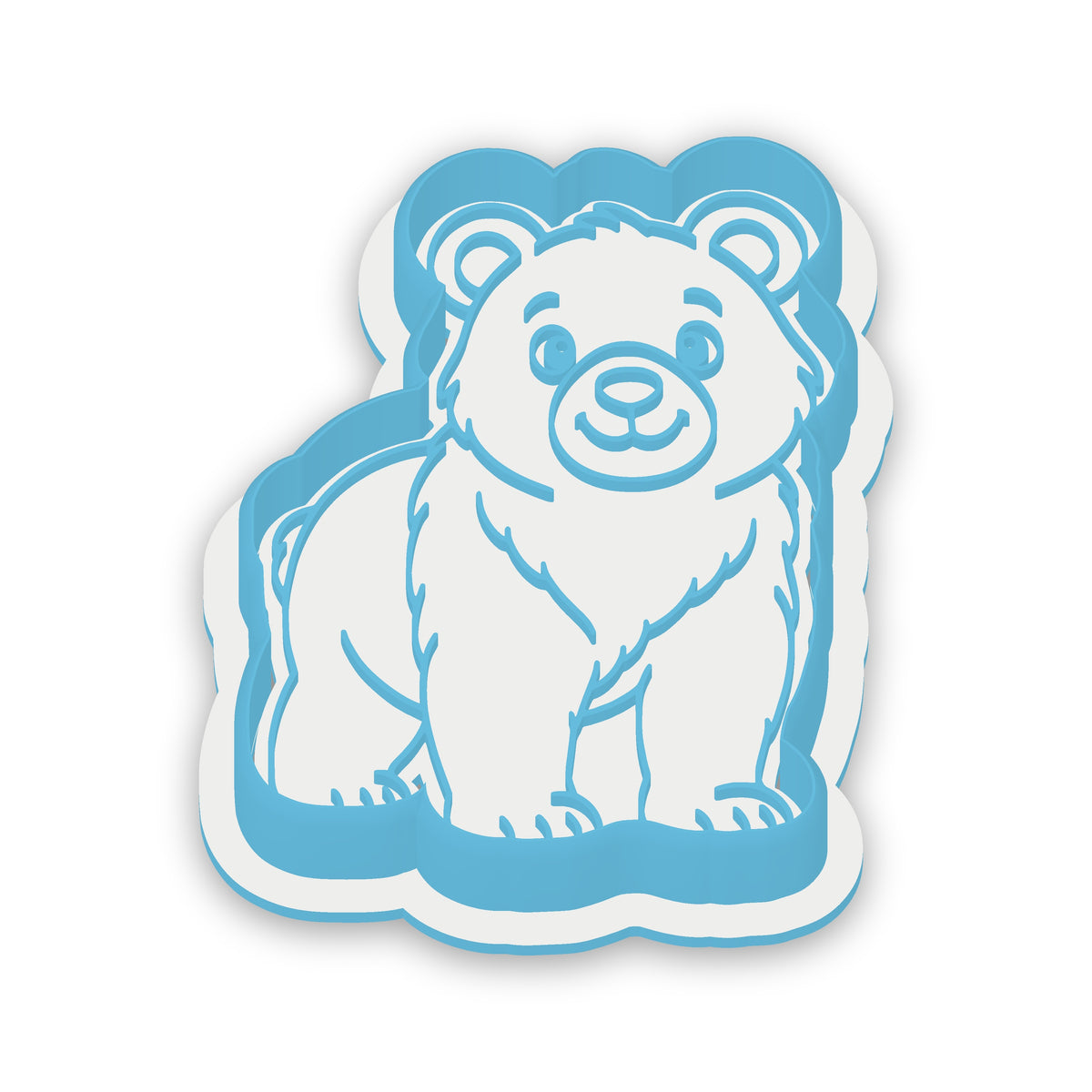 Bear assembled cutter and embosser