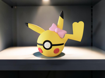 Pikachu (Female) #0025 Display Ball