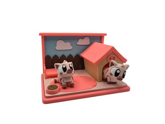 Pigs Paradise Diorama Set