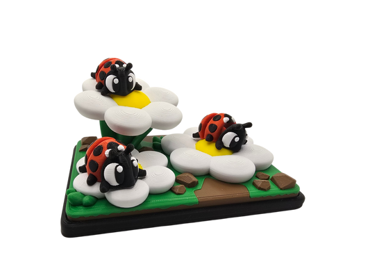 Lady Beetle/Bug Diorama Set