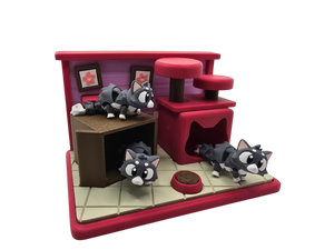 Cute Cats Diorama Set