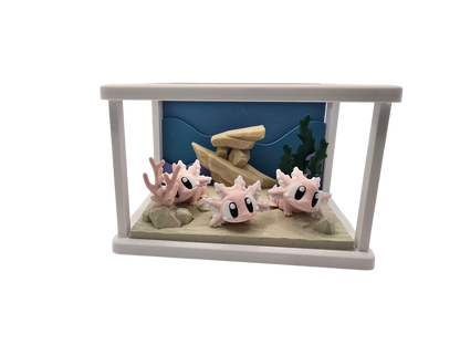 Axolotl Diorama Set