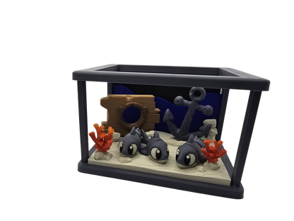 Cute Sharks Diorama Set