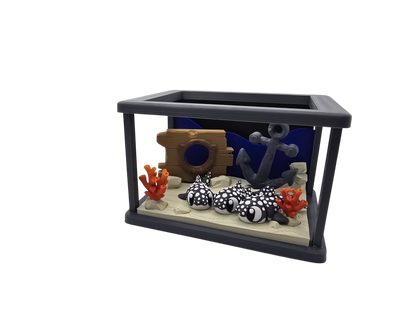 Cute Whale Diorama Set