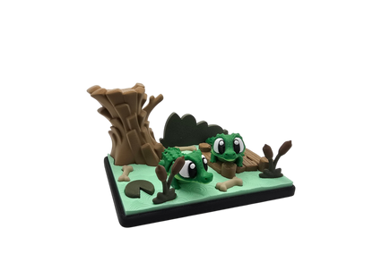 Crocodile/Alligator Diorama Set