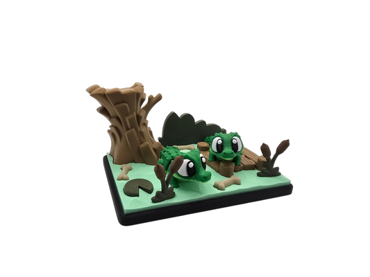 Crocodile/Alligator Diorama Set