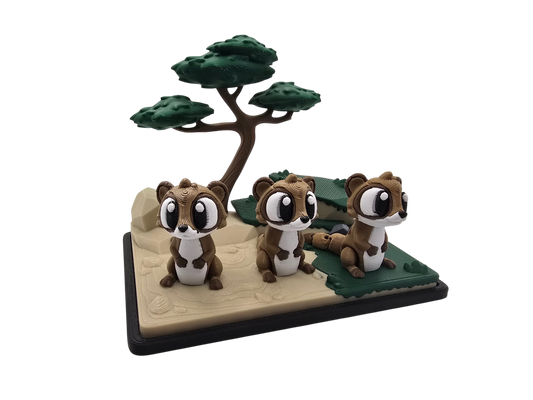 Merkats Diorama Set