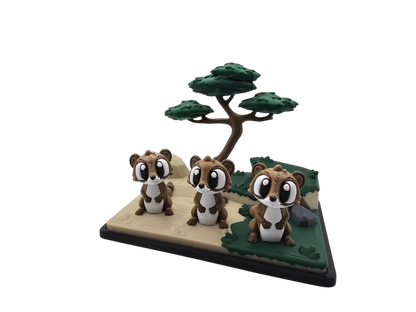 Merkats Diorama Set