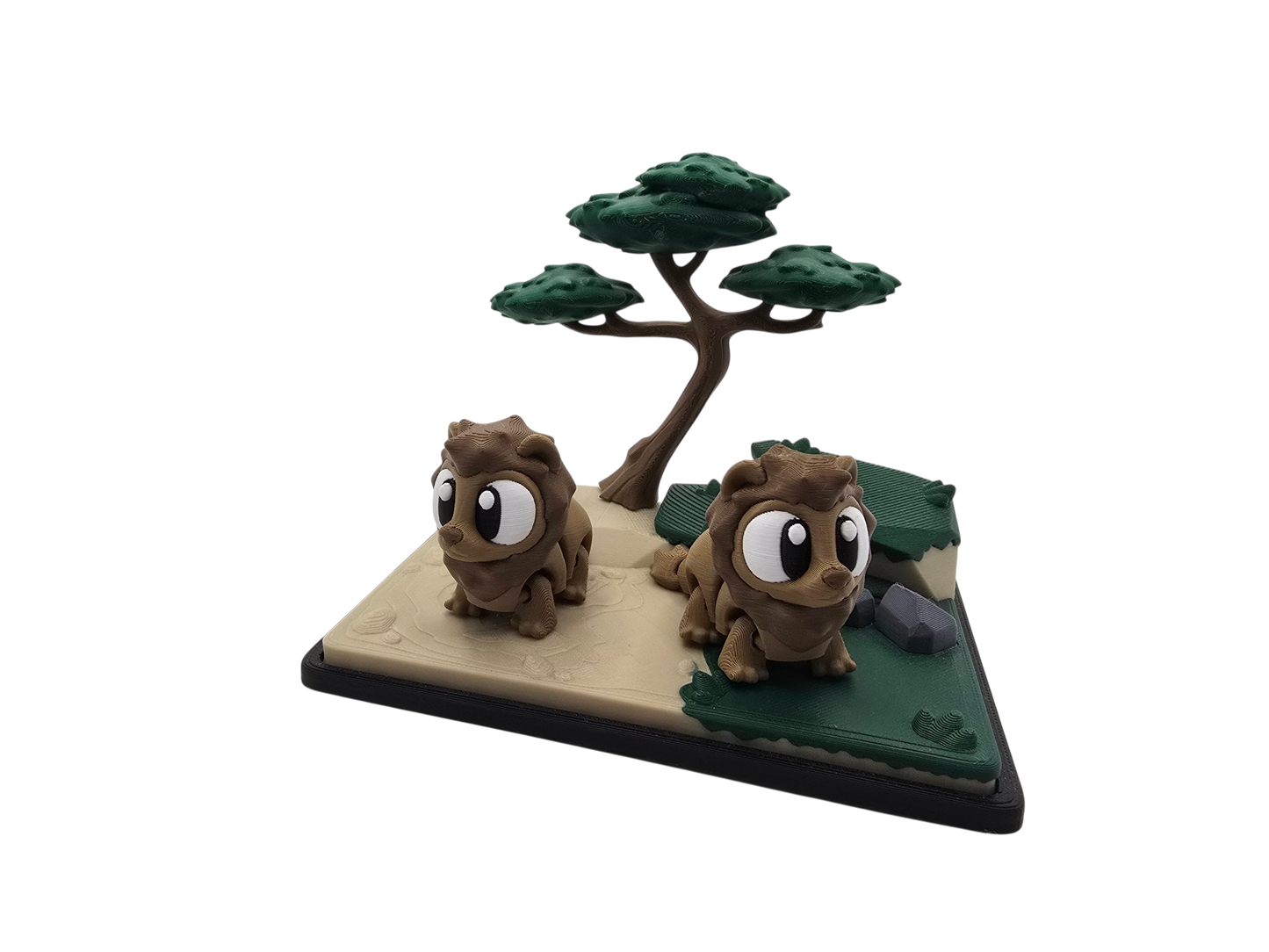 Lion Diorama Set