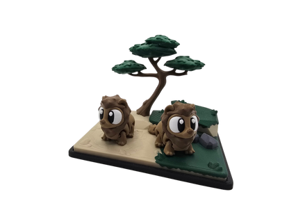 Lion Diorama Set