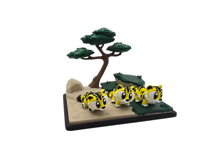 Tiger Diorama Set