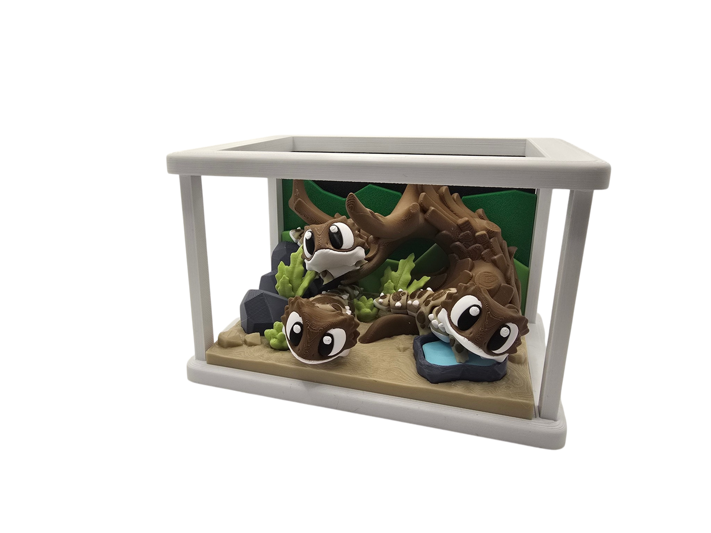 Bearded Dragon/Lizard Terrarium Diorama Set