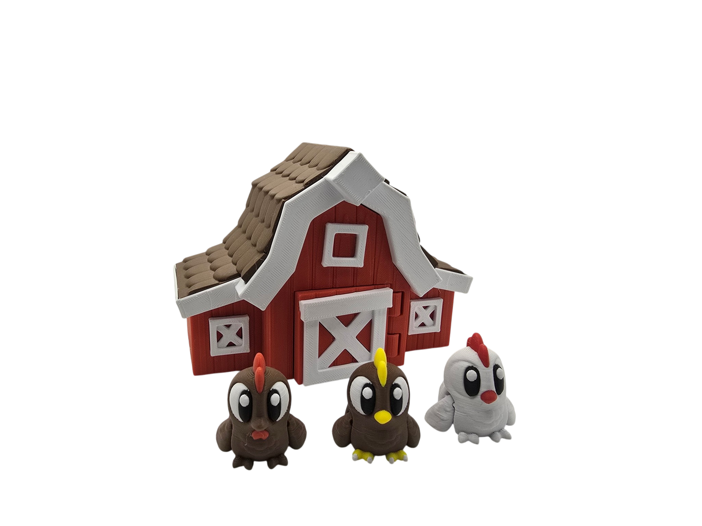 Chicken Coop Diorama Set