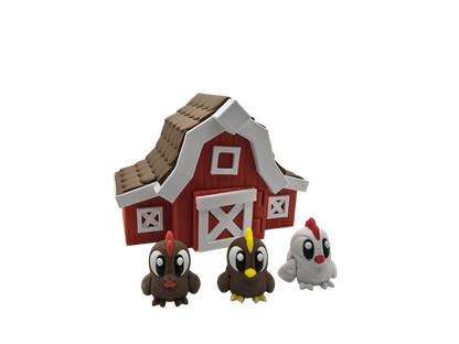 Chicken Coop Diorama Set