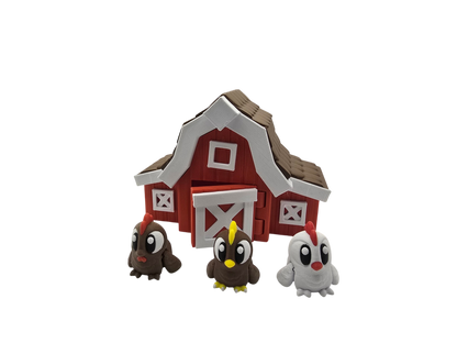Chicken Coop Diorama Set