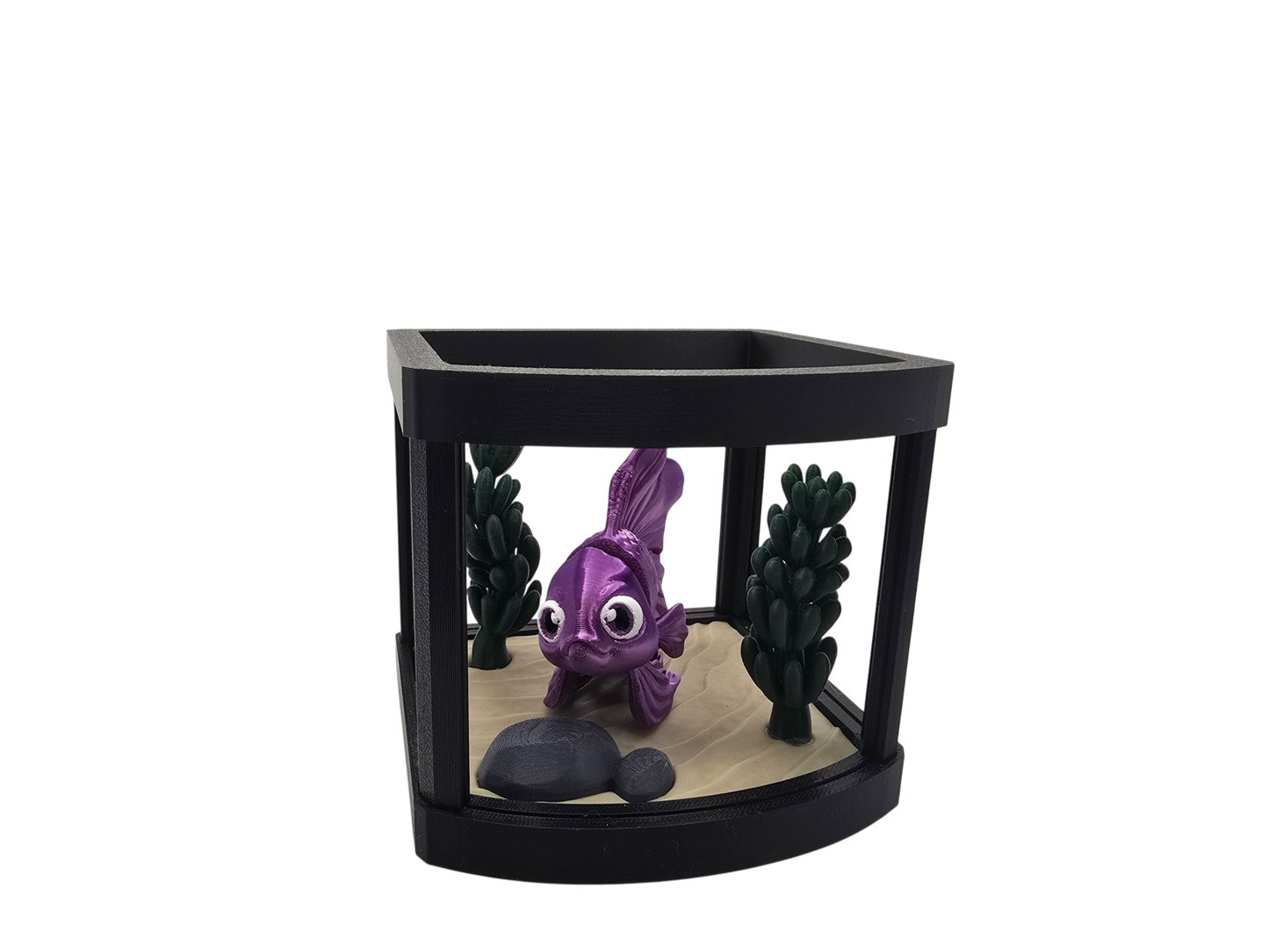 Betta Fish Aquarium Diorama Set