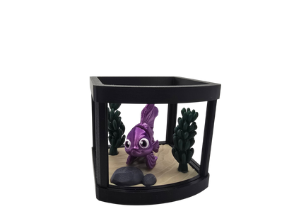 Betta Fish Aquarium Diorama Set