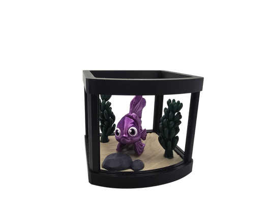 Betta Fish Aquarium Diorama Set