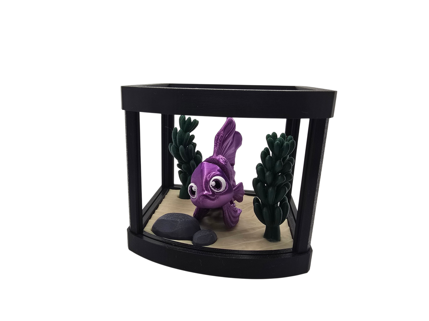 Betta Fish Aquarium Diorama Set