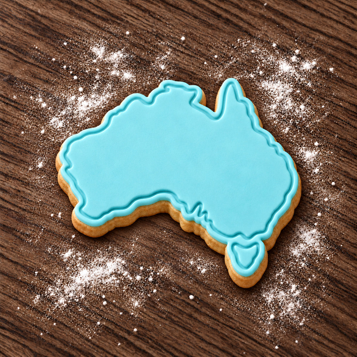 Australia Outline cookie cutter and stamp set - image 1